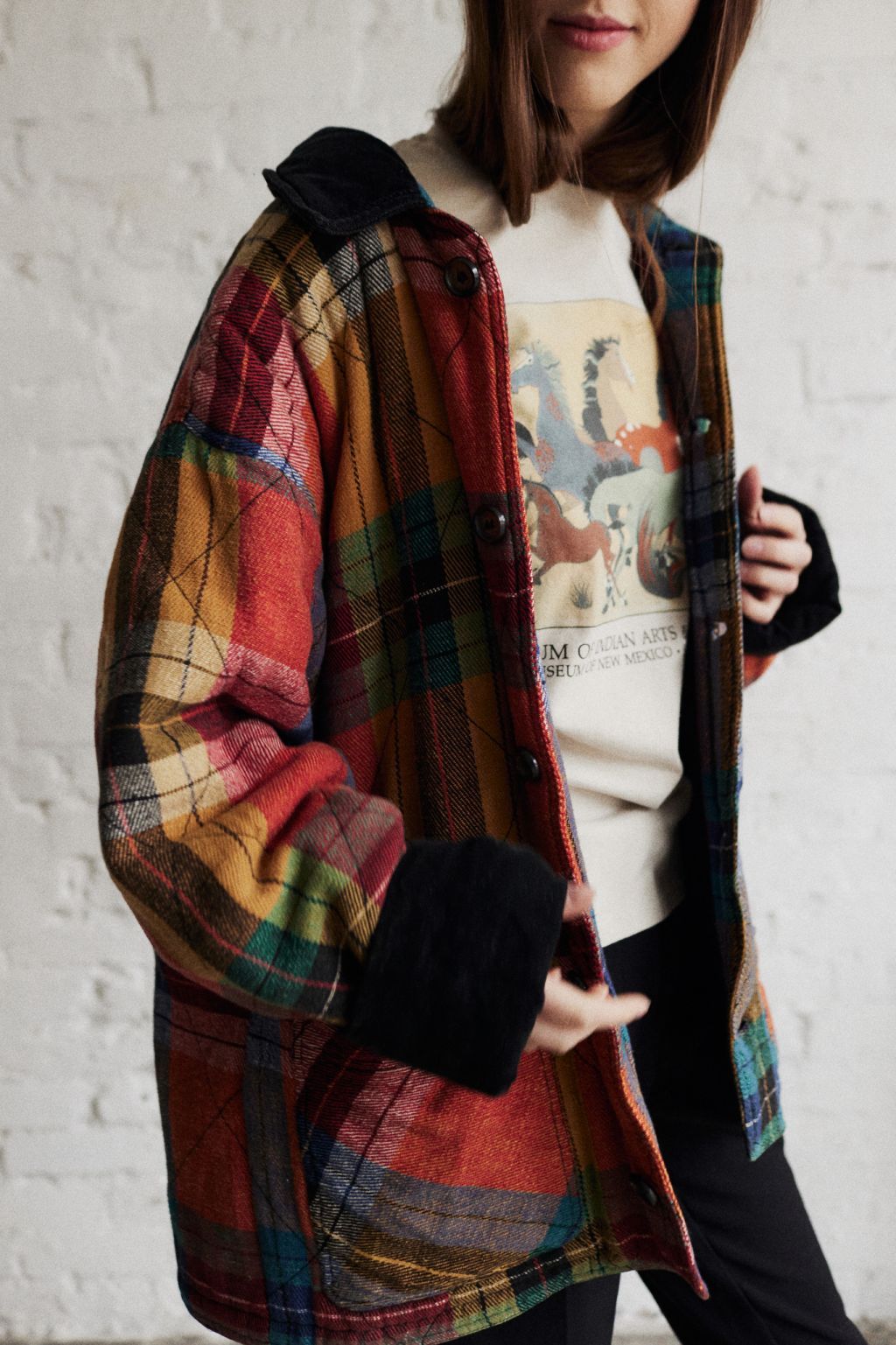 Kurtka Colorful check L/XL 