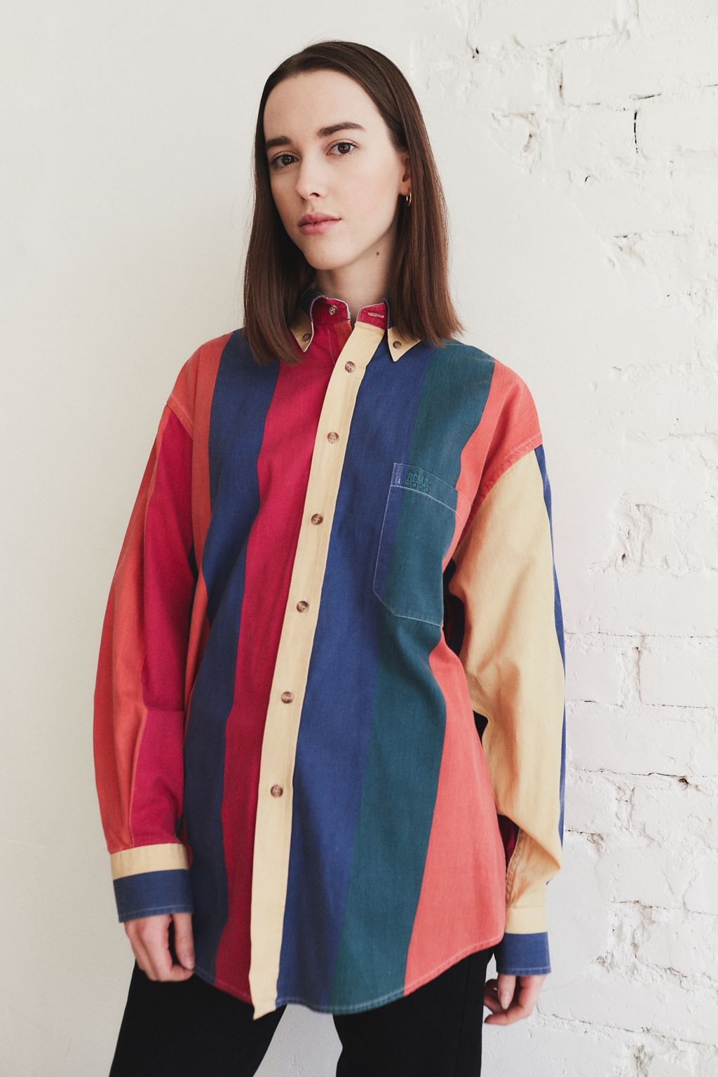 Kolorowa koszula Uomo vintage 