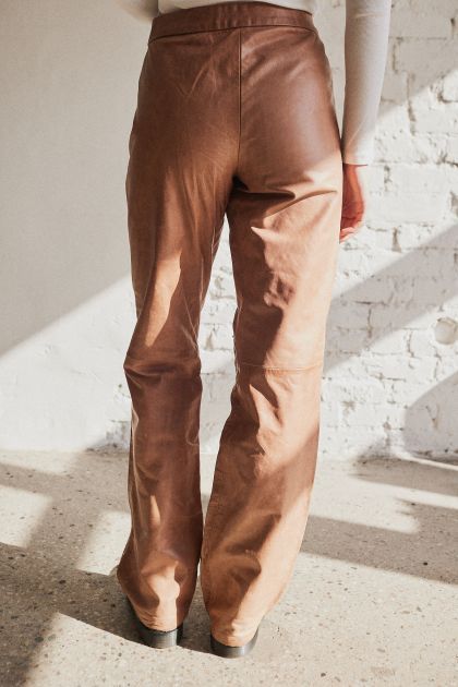 Skórzane spodnie Alexander McQueen M/L 